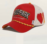 Hearts on Fire Trucker - Red Twill (Hearts-On-Fire-Trucker-Red-Twill)