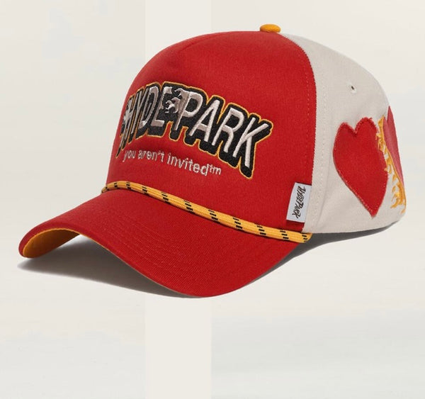 Hearts on Fire Trucker - Red Twill (Hearts-On-Fire-Trucker-Red-Twill)