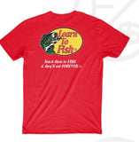 Learn To Fish: Tee (Red) (FS-L2F-Tee-Red)