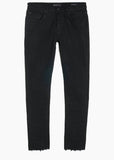 P001 Low Rise Skinny Jean  Black Resin hi