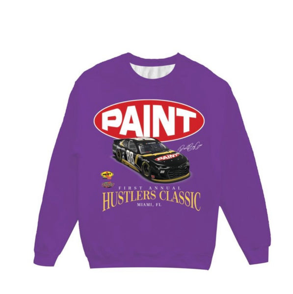 Purple NASCAR Crewneck Sweater