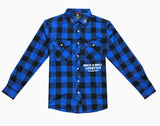 ROCK N ROLL LIFESTYLE FLANNEL BLUE (ROCK N ROLL LIFESTYLE FLANNEL BLUE)