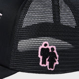 Fake Love Trucker Hat Black & Pink (HFSS202253-8)