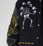 GREAT ESCAPE LETTERMAN JACKET (BLACK) (SH-SPR22-01)