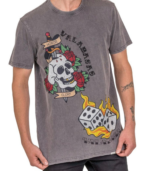 VALABASAS TEE TATSHOP5 VINTAGE DARK GRAY (Valabasas-Tee-Tatshop5-Vintage-Dark-Gray)