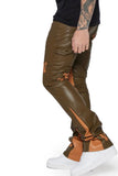"ALI" LEATHER STACKED (VLBS2405)