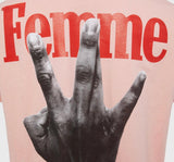 Twisted Fingers Tee Pink (HFSS2022127-3)