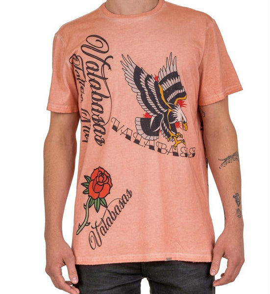 VALABASAS TEE TATSHOP4 VINTAGE ORANGE-RED (Valabasas-Tee-Tatshop4-Vintage-Orange-Red)