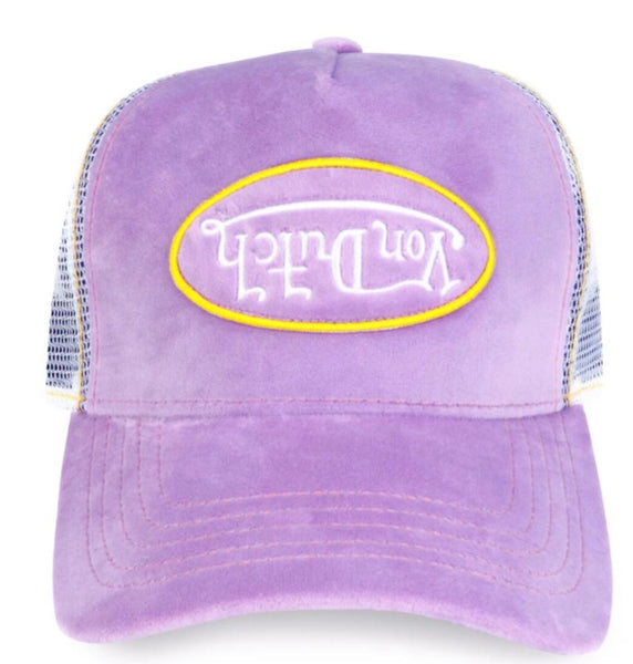 UPSIDE DOWN LOGO VELVET PURPLE (VDHT6100)