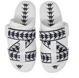 222 BANDA MITEL 1 SANDALS - WHITE BLACK