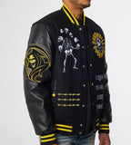 GREAT ESCAPE LETTERMAN JACKET (BLACK) (SH-SPR22-01)