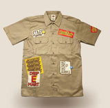 Drip-E-Mart Work Shirt - STAFF (Red) (Drip-E-Mart-Work-Shirt-Staff-Red)