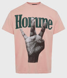 Twisted Fingers Tee Pink (HFSS2022127-3)