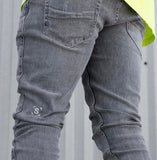 '’Umo'' Jeans (UM) Stacked Jeans