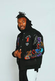 SG Varsity Jacket Jacket (Black) (SGH21-001-Blk)
