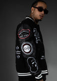 MUERTE CHE PATCH VARSITY JACKET (MUERTE CHE PATCH VARSITY JACKET)