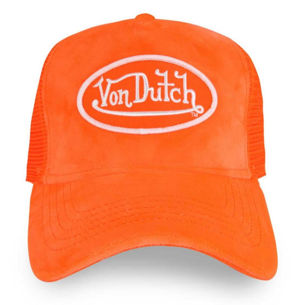 VELVET NEON ORANGE TRUCKER (VDHT7201)