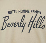Hotel Homme Femme Tee Taupe and Black (FALL202245-1)
