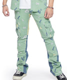 "PUZZLED" DENIM STACKED (VLBS2453)
