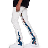 ALPHA "STACKED" (VLBS2191 WHITEJACQUARD)