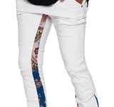 ALPHA "STACKED" (VLBS2191 WHITEJACQUARD)