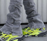 '’Umo'' Jeans (UM) Stacked Jeans
