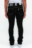 "AGAINST ALL ODDS" FLARE STACK DENIM (PH-FA22-66)