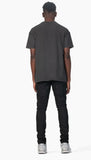 P001 Low Rise Skinny Jean  Black Resin hi