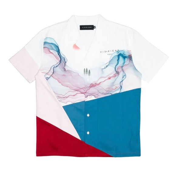 TRIPPY LANDSCAPE WOVEN (522-0232-WHT)