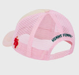 Poetry Trucker Hat Pink (HFSS2022132-3)