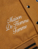 World Champs Letterman Jacket Brown and Cream (HFAW202133-3)