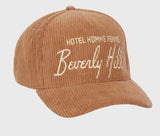 Homme Hotel Corduroy Hat Brown (HFSS2022129-4)