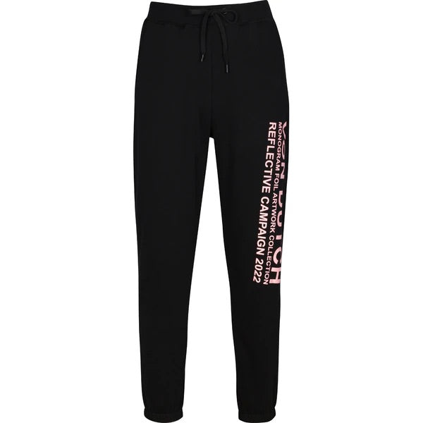 REFLECTIVE CAMPAIGN JOGGER - ROSE GOLD ON BLACK