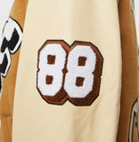 World Champs Letterman Jacket Brown and Cream (HFAW202133-3)