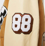 World Champs Letterman Jacket Brown and Cream (HFAW202133-3)