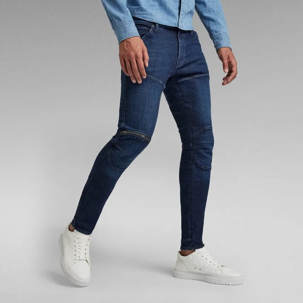 5620 3D ZIP KNEE SKINNY JEANS