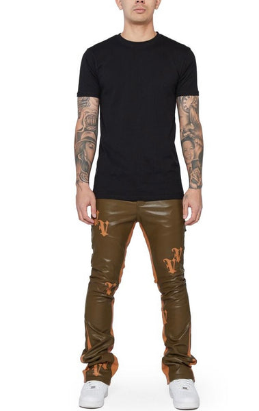 "ALI" LEATHER STACKED (VLBS2405)