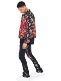 PICASSO "JACKET" (VLBS2233 WASHED BLACK/MULTI)