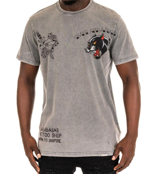 VALABASAS TEE STAY STRONG TAT VINTAGE GREY (Valabasas-Tee-Stay-Strong-Tat-Vintage-Grey)