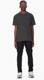 P001 Low Rise Skinny Jean  Black Resin hi