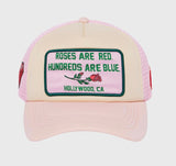 Poetry Trucker Hat Pink (HFSS2022132-3)