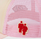 Poetry Trucker Hat Pink (HFSS2022132-3)