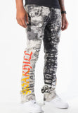 STILL ALIVE STACKED JEANS (SH22-HOL-27)