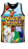 DONT BE A MENACE LOC DOG BASKETBALL JERSEY (HGC117-BBJ-01)