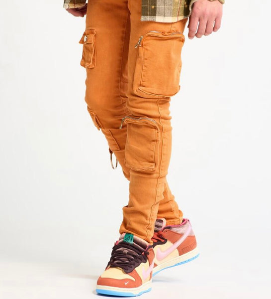 "APPRECIATE THE MOMENT" CARGO DENIM (PH-FA21-72)