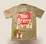 Drip-E-Mart Work Shirt - STAFF (Red) (Drip-E-Mart-Work-Shirt-Staff-Red)